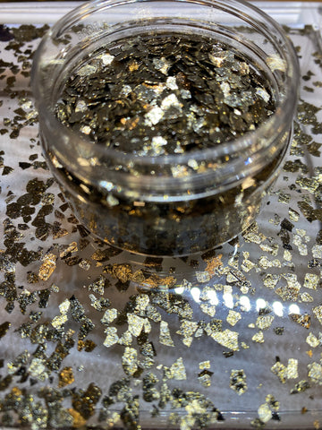 Pale Gold Chromatic Flakes