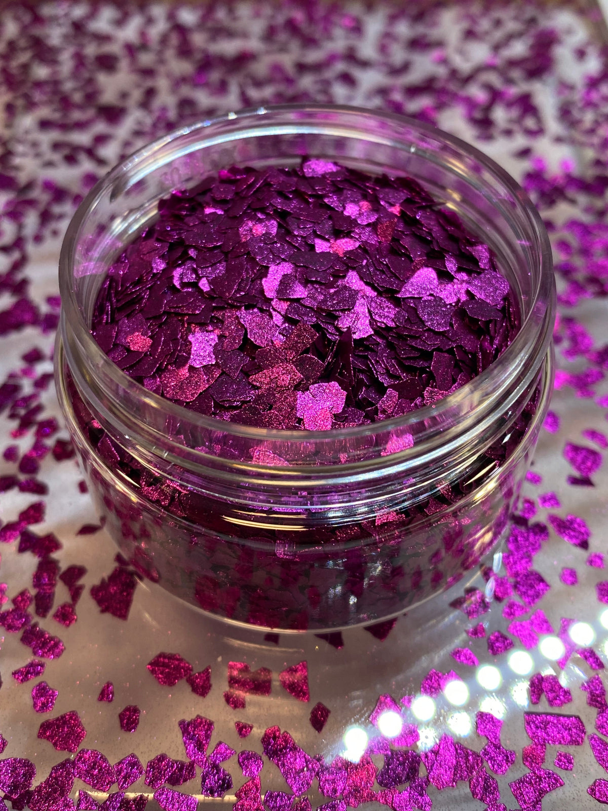 Magenta Chromatic Flakes